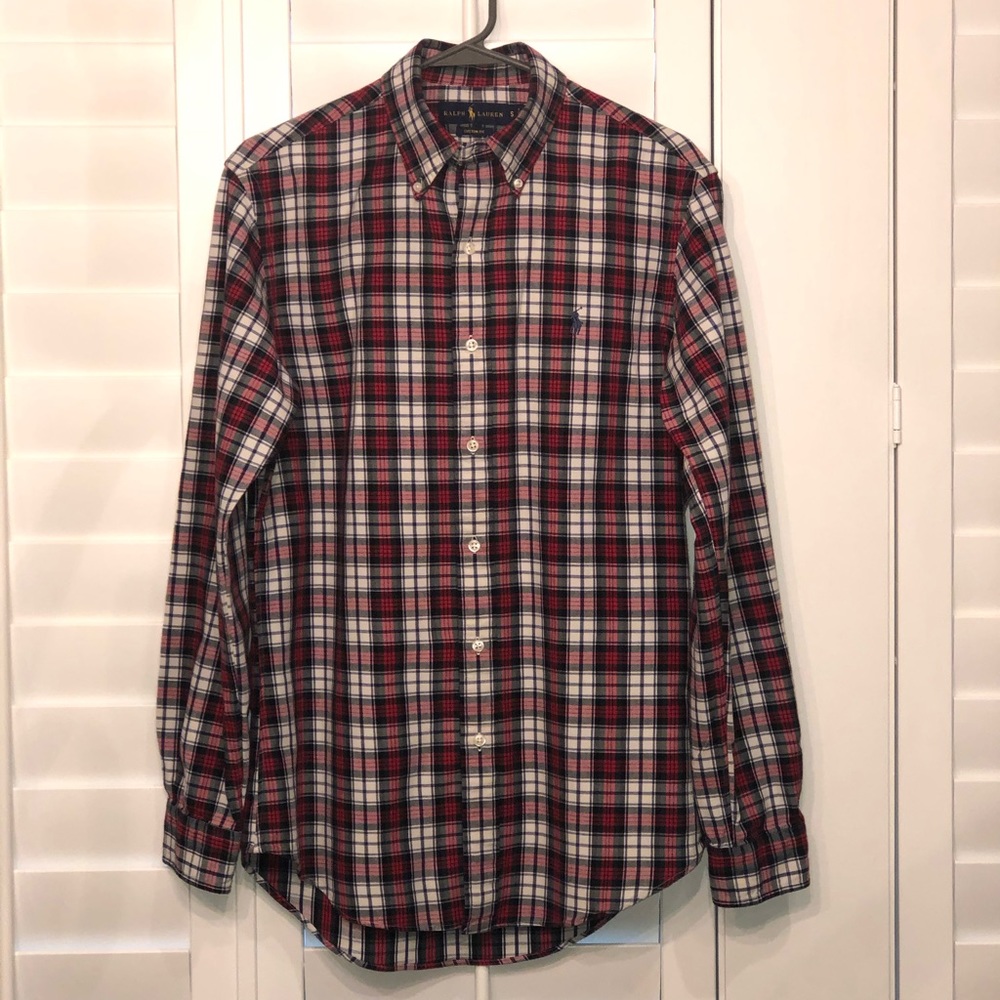 Men’s Ralph Lauren plaid button down S